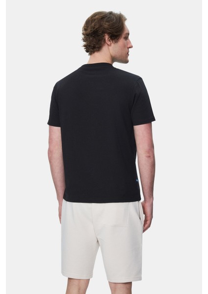 Fabıo Açık Pembe Bisiklet Yaka Baskılı Standard Fit Erkek Tshirt modelleri
