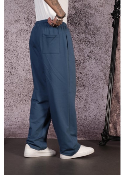 Baggy Kalıp Kordonlu Alt Eşofman