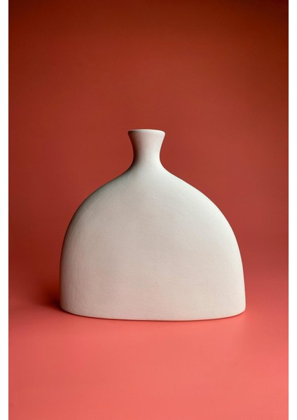 Nordic Vazo - Seramik Bisküvi (Ham Ürün)