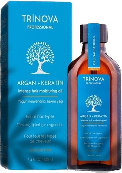 Argan Keratin Yağı & Zayıf Yıpranmış Saçlar Bakım Yağı