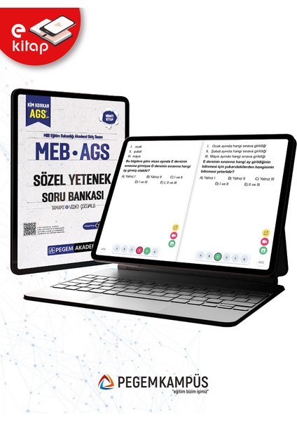 Meb-Ags Kim Korkar Sözel Yetenek Tamamı Çözümlü E-Soru Bankası modelleri
