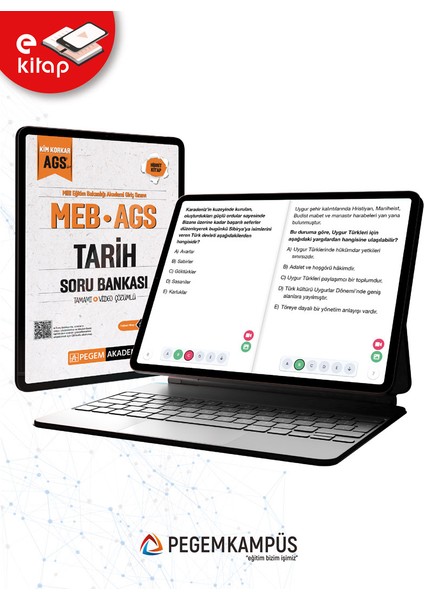 MEB-AGS Kim Korkar Tarih Tamamı Çözümlü E-Soru Bankası modelleri