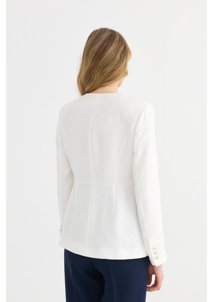 Önü Fermuarlı V Yaka Ceket fırsatları