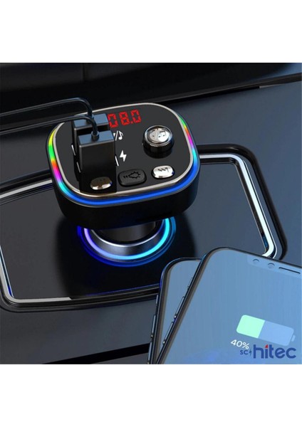 C20 Fm Handsfree Bluetooth Modülatör Araç Mp3 Player