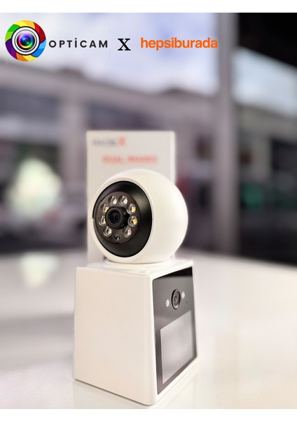 RX-11AI Wi-Fi Görüntülü 360 Derece 3mp Bebek/ofis/ev Kamerası