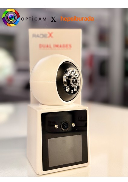 RX-11AI Wi-Fi Görüntülü 360 Derece 3mp Bebek/ofis/ev Kamerası