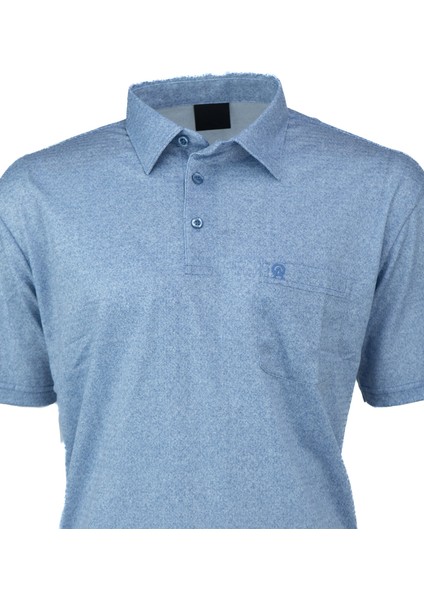 Erkek Gömlek Yaka Tshirt Cepli Kısa Kollu Carlo Desenli Rahat Kesim Pamuklu Kumaş Yazlık fiyatları