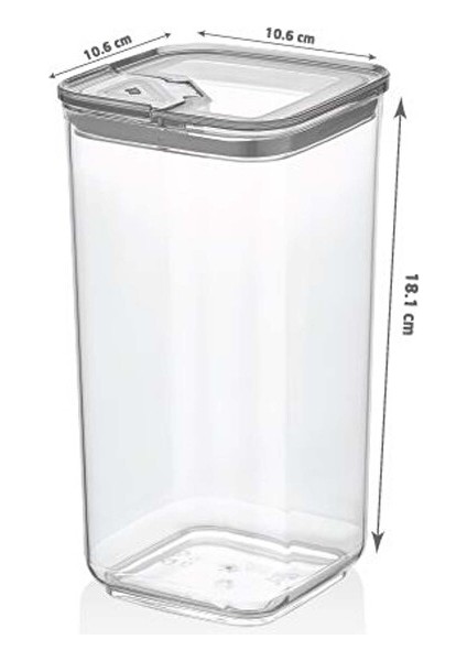 Vıp Ahmet Pratik Saklama Kabı 3X1200 ml