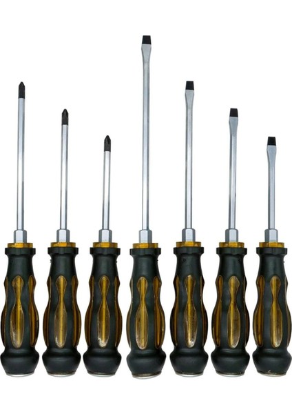 Sarı Darbeli Tornavida Takımı 7 Parça