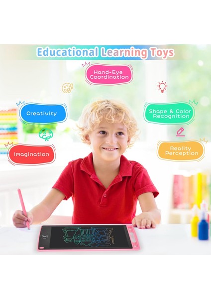 3pcs 1 Pakette Çocuk Oyunları Için LCD Yazma Tableti Çizim Doodle Tahtası (Yurt Dışından)