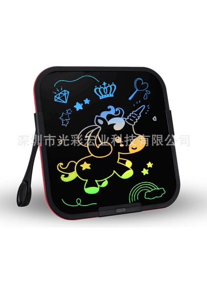 LCD Yazma Pedi 14 Inç Çocuklar Çift Grafiti Tahtası, Renkli Çizim Pad Öğrenme Eğitici Oyuncak, 3 4 5 6 7 8 Yaşında Kız Erkek Ayrılabilir Standlı Hediye Oyuncak, Siyah1 (Yurt Dışından)