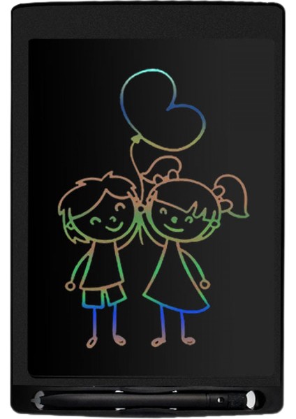 LCD Yazma Tableti 8,5 Inç Renkli Ekran Doodle ve Çizim Tableti, Silinebilir ve Yeniden Kullanılabilir Çizim Tabletleri (Yurt Dışından)