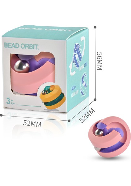 Oyuncak, Fidget Küpleri Top Dönen Oyuncak, Hediyeler ve Yaratıcı Dekompresyon Oyuncakları, Çocuklar Için Yapboz Oyunları Çocuklar Yetişkinler (Pembe)1 (Yurt Dışından)