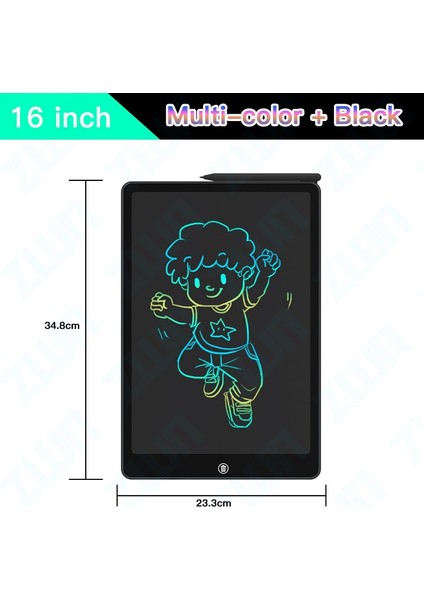 16 Inç LCD Çizim Tahtasında Yazma Tableti Haneli Sihirli Yazı Tahtası Sanat Boyama Aracı Çocuk Oyuncakları Beyin Oyunu Çocuk En Iyi Hediyeler1 (Yurt Dışından)