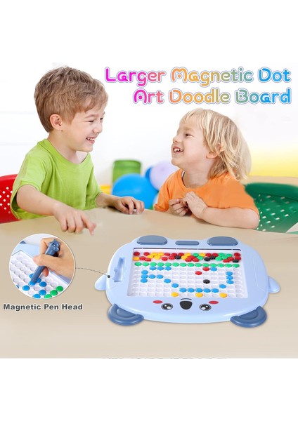 Manyetik Nokta Sanatı Manyetik Doodle Tahtası, Çocuklar Için Manyetik Çizim Tahtası, (Yurt Dışından)