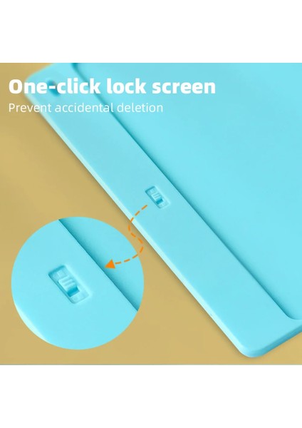 12 Inç LCD Yazma Tableti El Yazı Tahtası Çocuklar Mini Çizim Tahtasında Çizim Oyuncaklar Öğrenciler Için Hediye Anti Silme Kilidi1 (Yurt Dışından)