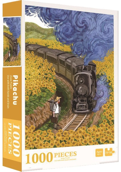 Bulmaca 1000 Parça Yetişkin Bulmaca Oyuncak Uzay Manzara Illüstrasyon Popüler Çizgi Film Anime Bulmaca (Yurt Dışından)