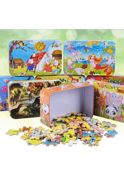 100 Parça Teneke Kutu Puzzle, Çocuk Erken Eğitim, Eğitici Ahşap, Çizgi Film, Çizgi Film, Uçak, Anaokulu, Oyuncak, Hediyeler (Yurt Dışından) fiyatları