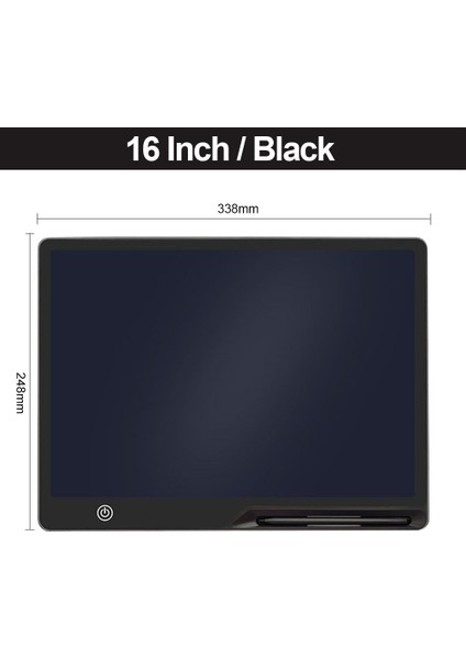 16 Inç LCD Çocuk Çizim Tableti Oyuncaklar Kız Erkek Elektronik Doodle Yazma Tableti Şarj El Yazısı Pedi Çocuk Hediye1 (Yurt Dışından)