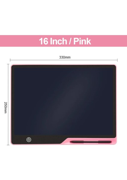 16 Inç LCD Yazma Tableti Çocuklar Için Graffiti Çizim Tahtası Oyuncaklar Kız Erkek El Yazısı Pad Sihirli Çizim Tahtasında Hediyeler1 (Yurt Dışından)