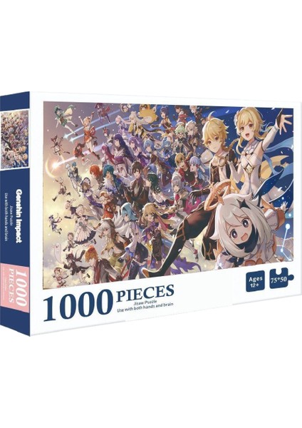 Bulmaca 1000 Parça Yetişkin Bulmaca Oyuncak Uzay Manzara Illüstrasyon Popüler Çizgi Film Anime Bulmaca (Yurt Dışından)