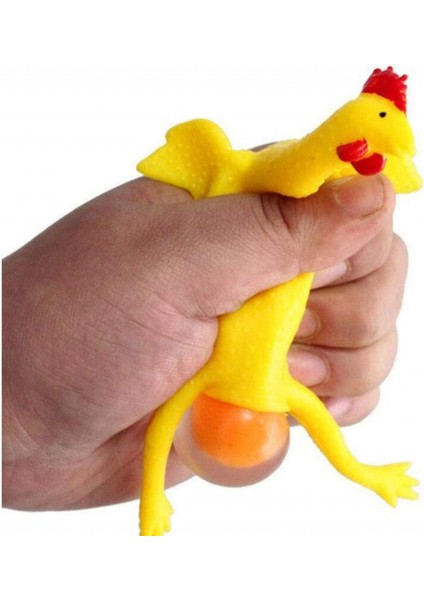 16CM Komik Squishy Oyuncaklar Tavuk ve Yumurta Giderici1 (Yurt Dışından)