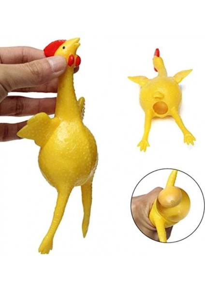 16CM Komik Squishy Oyuncaklar Tavuk ve Yumurta Giderici1 (Yurt Dışından)