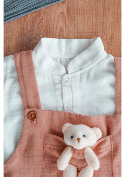 x Ipek Atlas Kız Erkek Bebek Müslin Salopetli Takım fiyatları