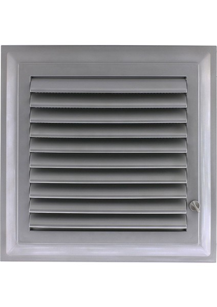Menfez Banyo Wc Tuvalet Havalandırma Plastik Panjur 35X35 cm Gri Renk