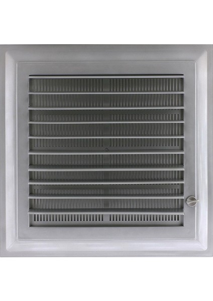 Menfez Banyo Wc Tuvalet Havalandırma Plastik Panjur 35X35 cm Gri Renk