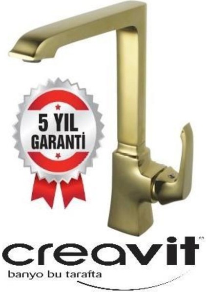 AG8500G Avangart Evye Mutfak Armatürü Bataryası Musluk Altın Gold fırsatları