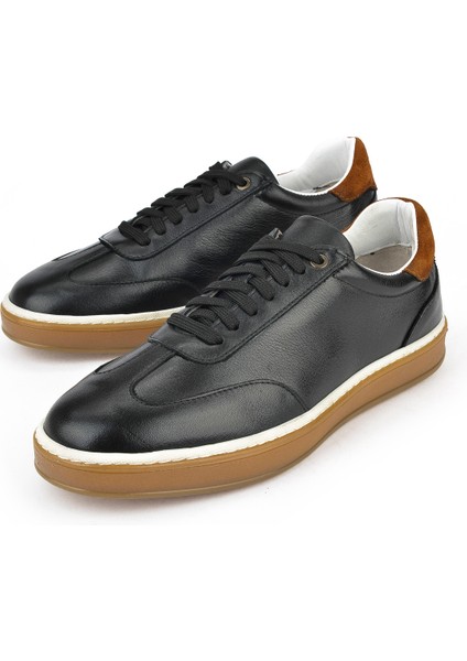 Erkek Deri Sneaker 151983Z1403 Siyah