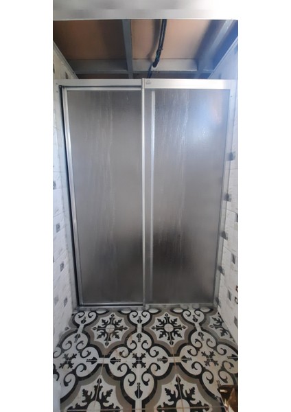 akabin 120 Cmile 140 cm Arası 1sabit 1sürgülü Parlakprofil Mika Duşakabin