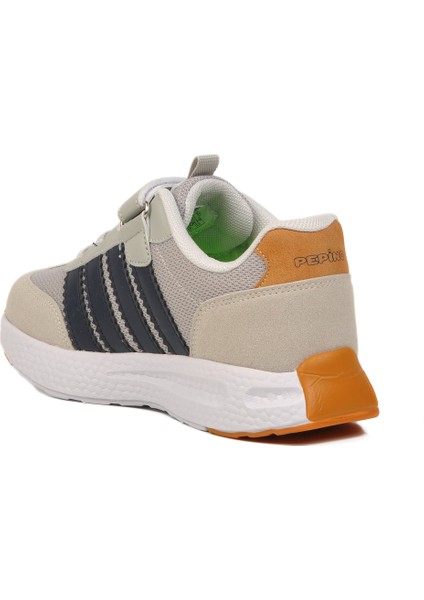 Gri Lacivert Cırtlı Erkek Çocuk Spor Ayakkabı 1876 F fırsatları