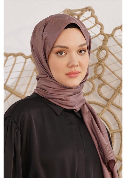 Floş Jakar Retro Vizon Şal