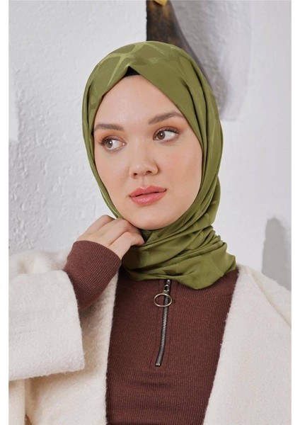 Floş Jakar Stone Haki Şal