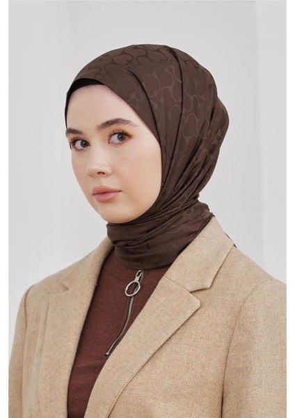 Floş Jakar Karmen Koyu Kahve Şal modelleri