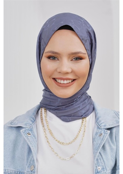 Floş Jakar Karmen Kot Mavi Şal