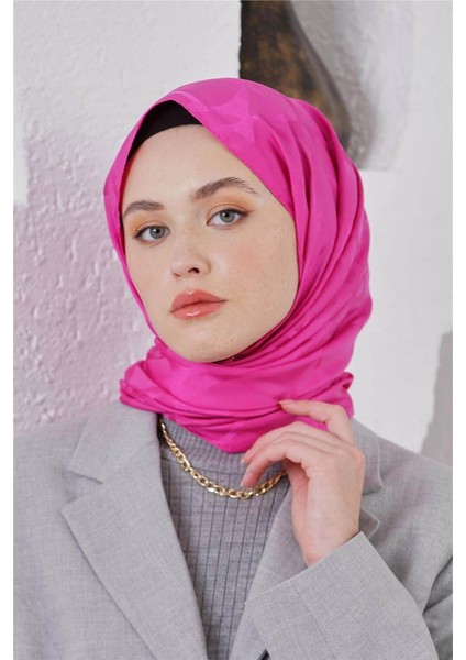 Floş Jakar Stone Fuşya Şal