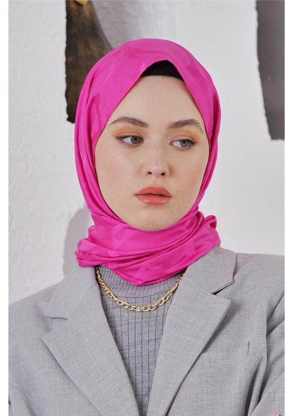 Floş Jakar Stone Fuşya Şal