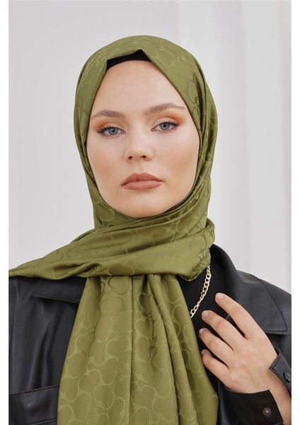 Floş Jakar Karmen Haki Şal