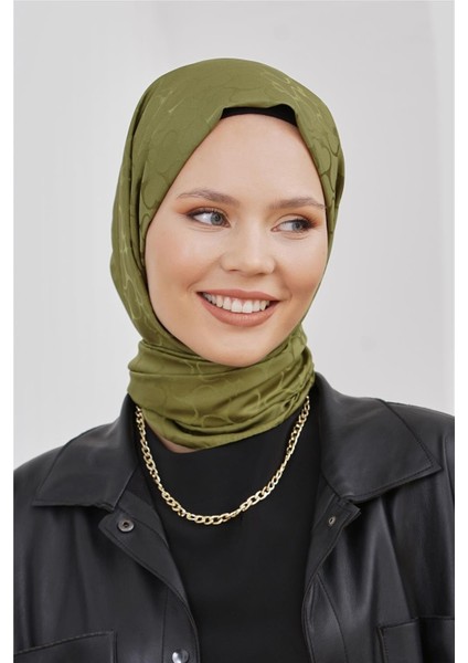 Floş Jakar Karmen Haki Şal
