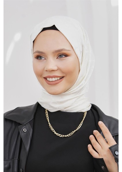 Floş Jakar Karmen Ekru Şal