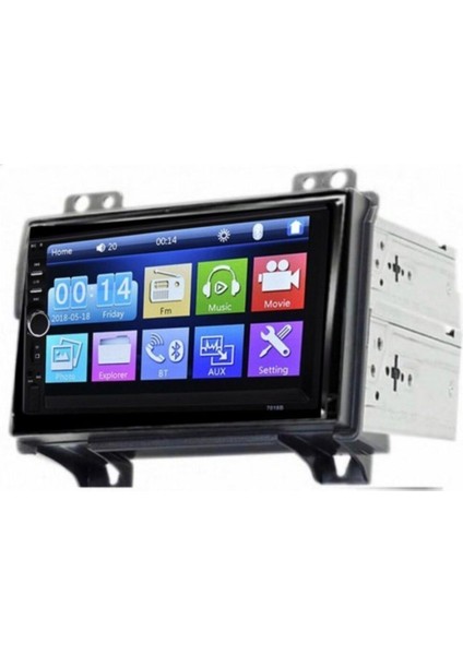 Ford Fiesta Fushion Uyumlu 7inç Multimedia Double Din Teyp