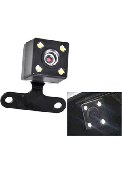 Kare 4 LED Işıklı 5 Pin 170 Derece 650TVL Av Gece Görüşlü Kamera