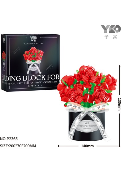 Saksı Yapı Taşı Küçük Pelet Puzzle Kız Serisi Doğum Günü Hediyesi (Yurt Dışından)