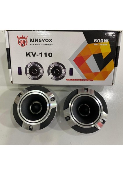 Kıngvox Tweeter 8.5 Caplı 600WAT Iki Adet