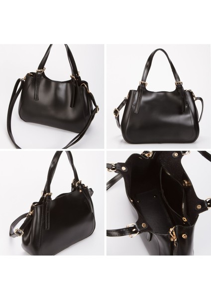 Kadın Siyah Uzun Saplı Omuz El ve Çapraz Çanta 222 indirimleri