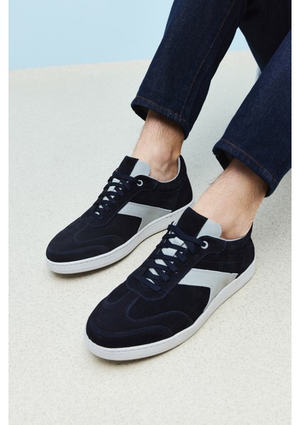 Erkek Deri Sneaker 151983ZX30 Lacivert fiyatları