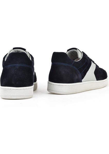 Erkek Deri Sneaker 151983ZX30 Lacivert